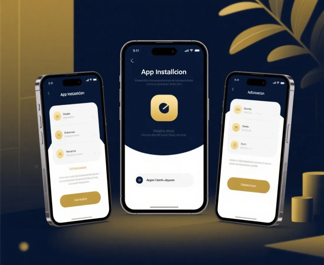 APP下载与安装流程示意图