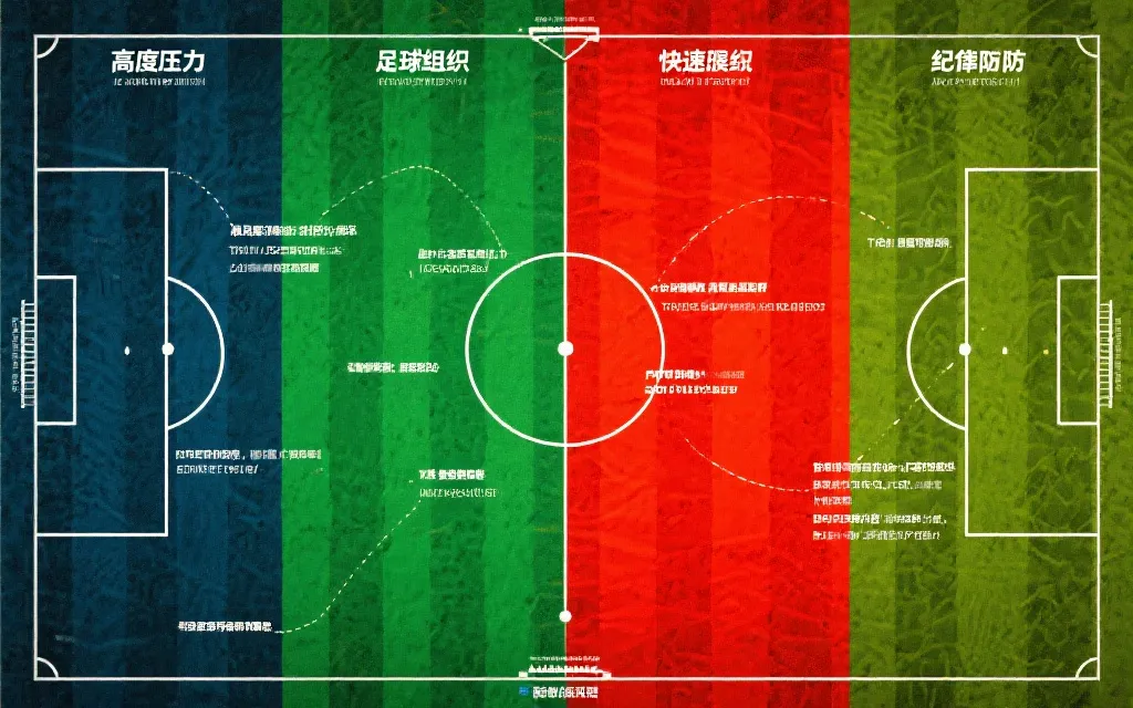 世界杯观赛风格图谱：高位压迫、控球组织、快速反击、纪律防守四种战术气质的视觉化海报